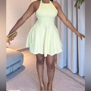 Zara skater mini dress